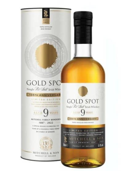 Gold Spot 9 Year Old 135th Anniversary Single Pot Still Irish Whiskey 70cl