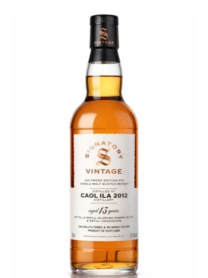 Signatory Vintage Caol Ila 2012 100 Proof #70 13 Year Old 57.1% Islay Single Malt Scotch Whisky 70cl