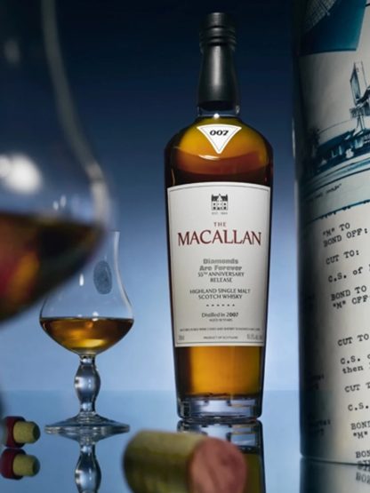 Macallan Diamonds Are Forever 55th Anniversary Speyside Single Malt Scotch Whisky 3