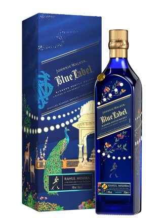 Johnnie Walker Blue Label x Rahul Mishra 2025 Limited Edition Blended Scotch Whisky 70cl