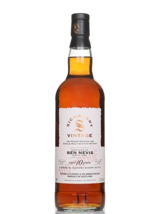 Signatory Vintage Ben Nevis 2015 100 Proof #80 Oloroso Sherry Butt Highland Single Malt Scotch Whisky 70cl