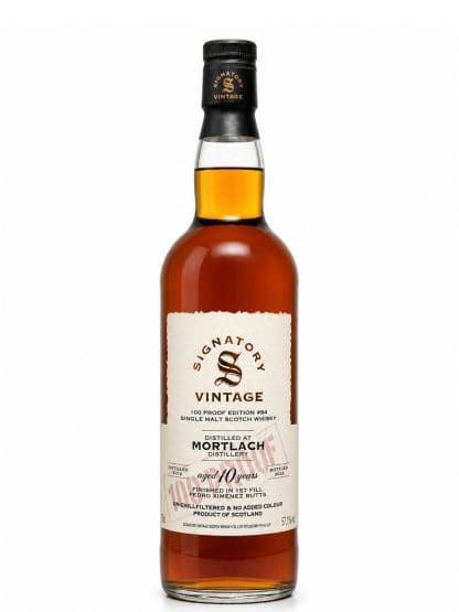 Signatory Vintage Mortlach 10 Year Old 2016 100 Proof #84 1st-Fill Pedro Ximénez Butt Speyside Single Malt Scotch Whisky 70cl