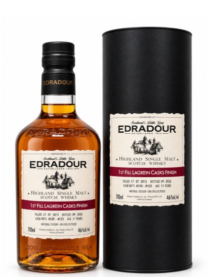 Edradour 11 Year Old1stFill Lagrein HogsheadsSt MichaelEppan 2015