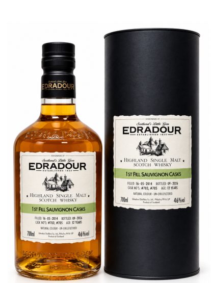 Edradour 12 Year Old1stFill Sauvignon ButtsSt MichaelEppan 2014