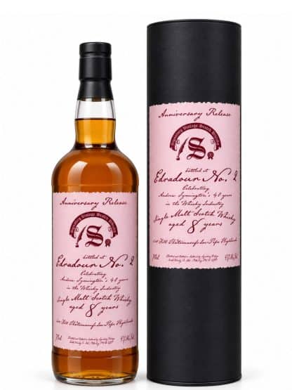 Edradour Distillery No240th Anniversary Release1stFill ChteauneufduPape Hogsheads8 Year Old