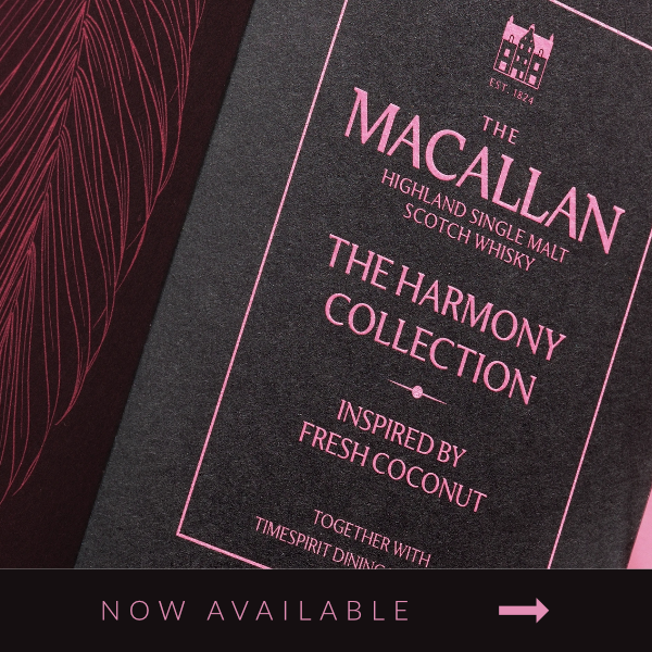 The Macallan Harmony Collection Inspired by Fresh Coconut single malt Scotch whisky, now available.